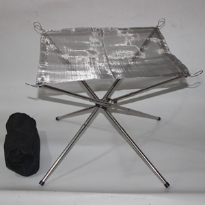 Foyer de <span class=keywords><strong>camping</strong></span> pliable en acier de <span class=keywords><strong>42</strong></span> cm, foyer de <span class=keywords><strong>camping</strong></span> portable en acier, foyer de <span class=keywords><strong>camping</strong></span> extérieur à bois, foyer en acier inoxydable avec sac de rangement - Product Image 5