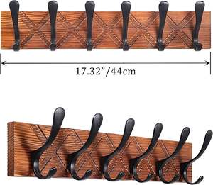 Cintre en bois poli élégant avec crochet en laiton pour une présentation haut de gamme dans le placard, cintre en bois robuste pour costume, fabriqué à la main - Product Image 3