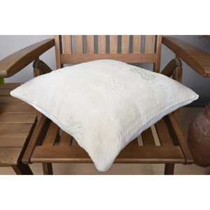 Beige Wool 18x18 Inch Luxury Vintage Print <b>Pillow</b> Farmhouse Rustic Accent Woven Patchwork Style Portable for Bedroom Sofa Use - Product Image 4