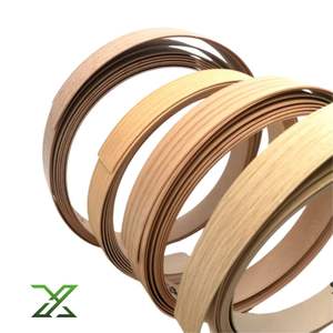 Qing Yang High Quality Eco-Friendly Strong <b>PVC</b> Wood Grain Edge Banding <b>Strip</b> for Customizable Width Thickness Home Edging - Product Image 2