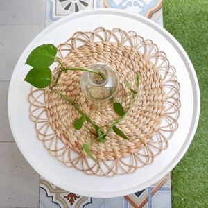 Sets de sets de table en jacinthe d'eau en forme de fleur, sets de table moins chers, décorations de vaisselle - Product Image 2