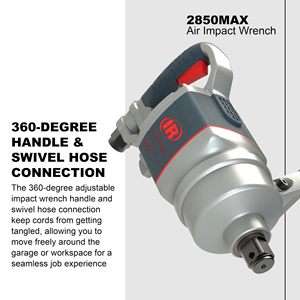 Clé à chocs pneumatique de 1 pouce avec couple maximal de 2 100 pi-lb, poignée en D, mécanisme à double marteau, clés pneumatiques personnalisables OEM - Product Image 5