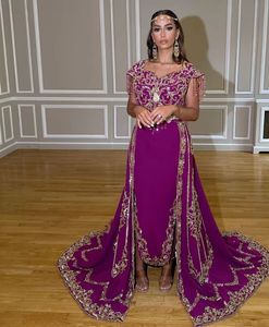 <span class=keywords><strong>2025</strong></span> @ algerian phụ nữ màu tím badroune & barnose váy với đẹp tôn tạo pha lê hạt thủy tinh, đá, ngọc trai, dabka làm việc - Product Image 1