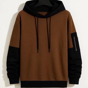 เสื้อพูลโอเวอร์ผู้ชายผ้าฝ้ายแท้ 100% คุณภาพสูง สีพื้น คอกลม ถักนิต สำหรับฤดูใบไม้ร่วง ชุดกลุ่มใหม่ ปี 2026 - Product Image 5