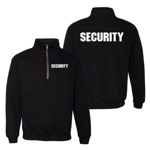 Pull-over de sécurité à fermeture éclair et demi-fermeture éclair en polaire pour hommes, logo personnalisé, usine d'hiver - Product Image 6