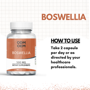Extrait de Boswellia Serrata de meilleure qualité 60 capsules végétariennes Supplément à base de plantes Extrait de Guggul Soutien articulaire Bien-être naturel - Product Image 2