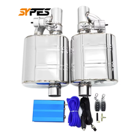 Silenciador Universal Valvetronic para Coche con Válvula de Vacío Electrónica, Tubo de Escape para Carreras con Onda de Sonido Explosiva, 2/2.5/3 Pulgadas, 63/76 mm