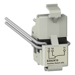 Interruttore Ausiliario SCHNEIDER ELECTRIC EZAUX10 per AX EasyPact EZC 100 EasyPact CVS 100BS, Circuito di Commutazione a Punto Comune - Product Image 1