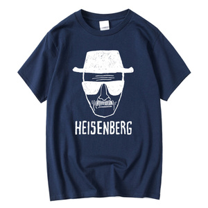 Người Đàn Ông Thời Trang Giản Dị Chất Lượng Hàng Đầu Ngắn Tay Áo 100% Cotton Lỏng Heisenberg In Áo Thun Casual Mens Áo Thun Mát Mùa Hè Người Đàn Ông Tops - Product Image 4