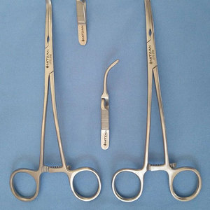 Pinzas de abrazadera vascular manuales reutilizables de calidad superior con certificación CE, instrumentos quirúrgicos de Bulldog de acero inoxidable, PENTAX SURGICAL - Product Image 1