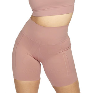 Pantalones Cortos de Yoga Transpirables de Spandex/Poliéster Duraderos de KATBROS INDUSTRY, Cintura Elástica, Alta Calidad, Precio Bajo, Casuales para Mujer - Product Image 3