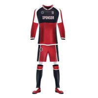 Ensemble de maillots d'entraînement de football unisexe populaire, respirant, avec logo personnalisé imprimé, 100% polyester, résistant à l'eau, pour hommes et femmes