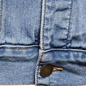 Vestes en jean boutonnées pour hommes, style streetwear, coupe décontractée, vintage, manteaux en jean pour hommes, automne-hiver, veste en jean unie pour hommes - Product Image 5