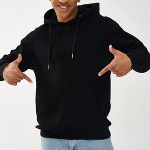 Sweat-shirt à capuche pour homme, fermeture éclair intégrale, coupe ample, 100% coton, doublure polaire, épaules tombantes, streetwear personnalisé, chaud pour l'hiver, séchage rapide - Product Image 5