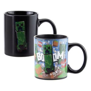 Mug isotherme Minecraft Creeper avec poignée, capacité 200 ml, compatible lave-vaisselle et micro-ondes, design moderne pour présentations, isolation thermique - Product Image 1