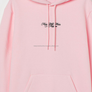 Pull à capuche en polyester/coton lourd de haute qualité, impression numérique de logo brodé, polaire vierge surdimensionnée personnalisée pour l'hiver - Product Image 4