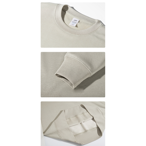 เสื้อสเวตเตอร์แบบสวมหัวขนแกะมีฮู้ด500กรัมกระเป๋าสะพายไหล่ทันสมัยแบบหนาทรงหลวมสำหรับคู่รักฤดูหนาวขายส่ง - Product Image 4