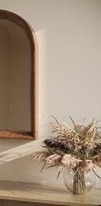 Heritage Artisan Wooden Wall <b>Mirror</b> Timeless Handcrafted <b>Vintage</b> Accent For Boutique Interiors - Product Image 3