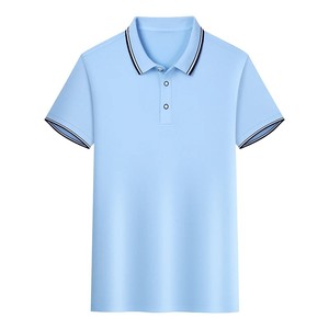 Las Camisetas De Golf personalizadas de alta calidad usan camisetas de algodón 100%, polos bordados de secado rápido, polos sólidos para hombres - Product Image 3