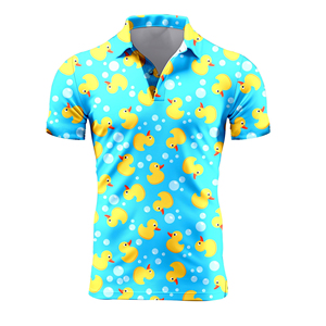 Camiseta Polo de manga corta con estampado de fabricación Real para hombre superventas - Product Image 1