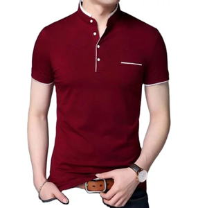 Top Tendance Nouveau Dernier Polo à la Mode pour Hommes Conceptions de Chemises pour Hommes T-shirts Polo Imprimés Personnalisés - Product Image 5