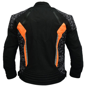 Veste de moto de course d'hiver Cardura pour motards respirante et coupe-vent fabriquée au Pakistan - Product Image 2