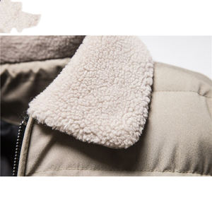 Veste d'hiver matelassée réversible imperméable pour homme, style dernier cri, qualité supérieure, avec col à capuche et logo frontal, idéale pour l'extérieur - Product Image 4