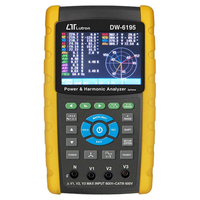 Lutron DW-6195 Watt Meter LCD Tiga Fasa dengan Akurasi Kelas 1.0 dan Rentang Arus 6000A