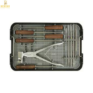 BERZAN SURGICAL Sistema de placa cervical anterior Juego de instrumentos ortopédicos con fuente de alimentación de maquinaria - Product Image 2