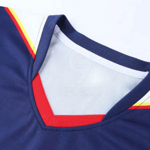 ชุดวอลเล่ย์บอลของทีมวอลเลย์บอลสำหรับผู้ชายเครื่องแบบวอลเลย์บอลทนต่อการซีดและโลโก้ที่กำหนดเอง - Product Image 5