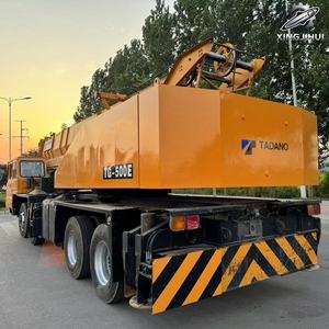 Grue mobile d'occasion Tadano TG-500E 50 tonnes hydraulique à flèche télescopique de 40 m, marque japonaise d'origine, faible nombre d'heures, certifiée CE - Product Image 5