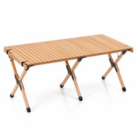 Table pliante de pique-nique de plage en acier inoxydable, portable et légère