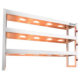 Portique chauffant commercial avec lampes infrarouges - 1800x300mm - 2,7kW - 3 niveaux - Product Image 5