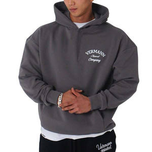 Survêtements d'entraînement personnalisés à impression bouffante avec broderie de jogging pour hommes Slim Fit 100% sweat cargo en coton Sweats à capuche et sweat-shirts pour hommes - Product Image 1