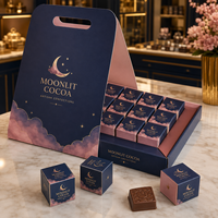 Ensemble d'emballages personnalisés pour chocolats AT PACK avec sacs cadeaux, boîtes à chocolats, boîtes à bonbons et emballages de confiserie de luxe