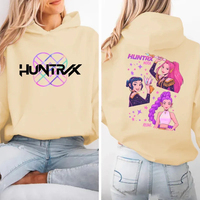 Nouveaux sweats à capuche décontractés pour femmes et hommes, à manches longues, style décontracté, à la mode, avec motif Demon Hunters Mira Rumi Zoey, inspirés de l'anime et du K-pop