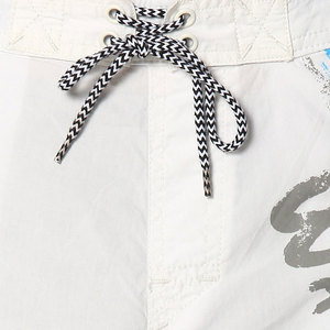 Pantalones cortos de gimnasio de talla grande para hombre más vendidos Slim Fit Digital & Puff estampado estilo casual tela de algodón patrón sólido venta en línea - Product Image 3