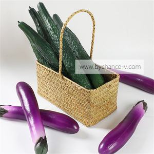 Entrega Rápida de Berenjenas y Pepinos Artificiales Realistas para Decoración del Hogar, Cocina, Exhibición, Fotografía, Material Didáctico - Product Image 3