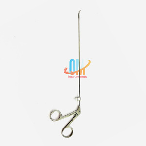 <b>Micro</b> Laryngeal Forceps up with Heart-Shaped Jaw | 22cm Manual Precision ENT Surgery Instrument Set | OldMed - Product Image 5