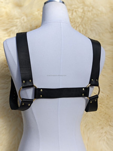 Arnés de Pecho de Cuero 100% Genuino Champion MHS-0017 para Hombre, Equipo de Bondage de Alta Calidad, Comodidad y Conveniencia, Color y Logotipo Personalizables - Product Image 4