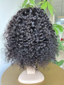 Peluca de Cabello Brasileño Virgen con Cierre de Encaje HD, Rizado Birmano, 250% de Densidad, Pelucas Humanas Populares a Precio de Mayoreo - Product Image 2
