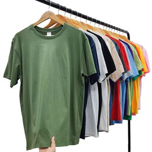 เสื้อยืดคอกลมสีขาวล้วนสำหรับผู้ชายเสื้อยืดคอกลมสำหรับ100% Camisetas de Hombre - Product Image 1