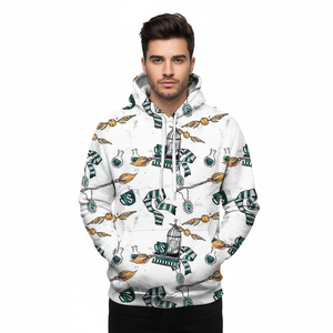 Sweat-shirts d'hiver en coton 100% de haute qualité OEM/ODM, coupe classique, en polaire épaisse, avec broderie personnalisée, fabriqués sur mesure en usine. - Product Image 6