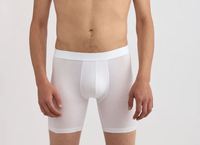 Boxers pour hommes de qualité supérieure, fabriqués en coton biologique certifié GOTS, respirants, antibactériens, écologiques, séchage rapide, logo personnalisé ODM