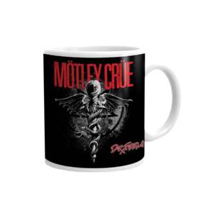 Mug en grès au design original Mtley Cre 14oz Dr. Feelgood, compatible lave-vaisselle, écologique, idéal pour les cadeaux professionnels et personnels - Product Image 3