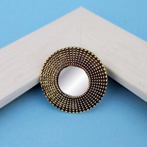 Tip Top Fashions Anillo de dedo de espejo chapado en oro antiguo ajustable 1505509A Accesorio de moda - Product Image 1