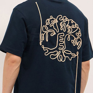 เสื้อยืดโอเวอร์ไซส์ดีไซน์ยอดนิยมสำหรับผู้ชาย สีและโลโก้ปรับแต่งได้ ผ้าฝ้าย 100% ระบายอากาศ แห้งเร็ว คุณภาพสูง - Product Image 4
