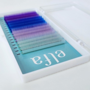 Extensiones de Pestañas de Colores Mezclados Hechas a Mano, Ligeras y Naturales, de Fibra HY LON 8-20, Suministros para Extensiones de Pestañas de Colores Variados, Hechas en Vietnam - Product Image 5