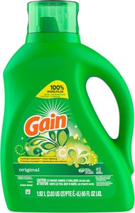 Detergente Líquido para Ropa Gain, Aroma Original, 65 fl oz x 2, 45 x 2 Cargas, Frescura + Control de Olores, Alta Eficiencia - Product Image 6