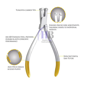 Pince à retirer les anneaux de formation, en acier inoxydable, instrument chirurgical dentaire orthodontique, usage professionnel, réutilisable - Product Image 5